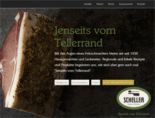 Tablet Screenshot of fleischerei-scheller.de